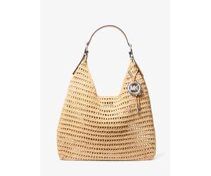 MK Gehäkelte Hobo Bag Nolita Large - Natur - Michael Kors
