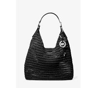 MK Gehäkelte Hobo Bag Nolita Large - Schwarz - Michael Kors