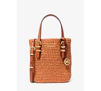 MK Gehäkelte Umhängetasche Quinn Extra-Small Aus Stroh - Orange - Michael Kors