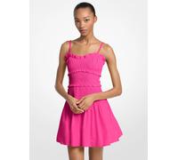 MK Gesmoktes Tanktopkleid aus Baumwoll-Popeline - Rosa - Michael Kors