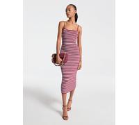 MK Gestreiftes Midikleid Aus Stretch-Viskosemischung - Lila - Michael Kors