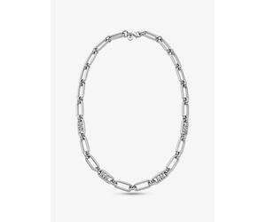 MK Gliederkette Aus Messing Mit Edelmetallbeschichtung - Silberton - Michael Kors