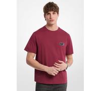 MK Grafik-T-Shirt Aus Baumwolle Mit Logo - Lila - Michael Kors