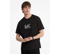 MK Grafik-T-Shirt Aus Baumwolle Mit Logo - Schwarz - Michael Kors