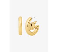 MK Große Creolen Mit Logo-Detail - Goldton - Michael Kors