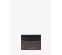 MK Großes Kartenetui Greyson mit Logo - Braun - Michael Kors