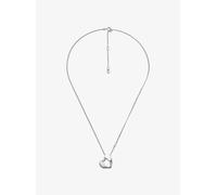 MK Halskette mit Herzanhänger aus Sterlingsilber mit Edelmetallbeschichtung - Silberton - Michael Kors