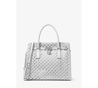 MK Handgewebte Henkeltasche Hamilton Moderne Large - Weiss - Michael Kors