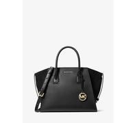 MK Henkeltasche Avril Large Aus Leder Und Wildleder - Schwarz - Michael Kors