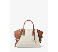 MK Henkeltasche Avril Large Mit Signature-Logomuster - Natur - Michael Kors