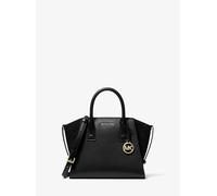 MK Henkeltasche Avril Small Aus Gekrispeltem Leder - Schwarz - Michael Kors