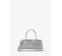 MK Henkeltasche Cynthia Small Aus Leder - Silberton - Michael Kors