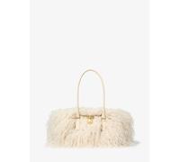 MK Henkeltasche Hamilton Moderne Small aus Lammfellimitat - Natur - Michael Kors