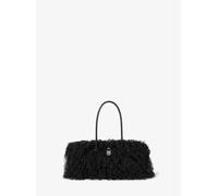 MK Henkeltasche Hamilton Moderne Small Aus Lammfellimitat - Schwarz - Michael Kors