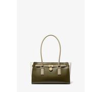 MK Henkeltasche Hamilton Moderne Small aus Leder in Blockfarben - Braun - Michael Kors
