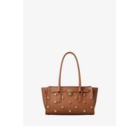 MK Henkeltasche Hamilton Moderne Small aus Leder mit Nieten - Braun - Michael Kors