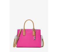 MK Henkeltasche Laila Medium aus Leder in Blockfarben - Rosa - Michael Kors