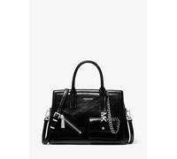 MK Henkeltasche Laila Medium aus Leder mit Kartenetui - Schwarz - Michael Kors