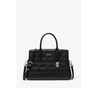 MK Henkeltasche Laila Medium mit Logoprägung - Schwarz - Michael Kors