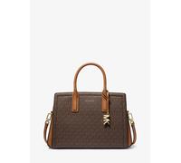 MK Henkeltasche Laila Medium Mit Signature-Logomuster - Braun - Michael Kors