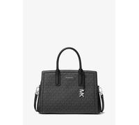 MK Henkeltasche Laila Medium mit Signature-Logomuster - Schwarz - Michael Kors