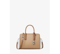 MK Henkeltasche Laila Small aus Leder in Blockfarben - Braun - Michael Kors