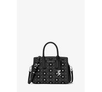 MK Henkeltasche Laila Small aus Leder mit Lasercut-Muster und Verzierung - Schwarz - Michael Kors