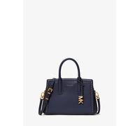 MK Henkeltasche Laila Small aus Leder mit Nietenbesatz - Blau - Michael Kors