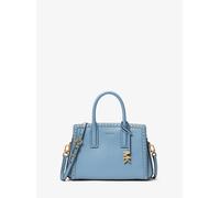 MK Henkeltasche Laila Small Aus Leder Mit Nietenbesatz - Blau - Michael Kors
