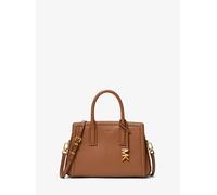 MK Henkeltasche Laila Small aus Leder mit Nietenbesatz - Braun - Michael Kors