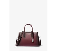 MK Henkeltasche Laila Small Aus Poliertem Leder - Rot - Michael Kors