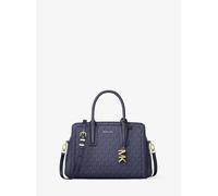 MK Henkeltasche Laila Small Mit Signature-Logomuster - Blau - Michael Kors
