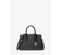 MK Henkeltasche Laila Small Mit Signature-Logomuster - Schwarz - Michael Kors