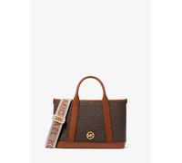 MK Henkeltasche Luisa Small Mit Signature-Logomuster - Braun - Michael Kors