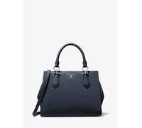 MK Henkeltasche Marilyn Medium Aus Saffianleder - Blau - Michael Kors