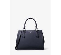 MK Henkeltasche Marilyn Medium Aus Saffianleder - Blau - Michael Kors