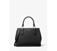 MK Henkeltasche Marilyn Medium Aus Saffianleder - Schwarz - Michael Kors