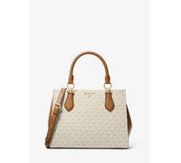 Michael Kors Marilyn Handtasche elfenbein/braun, Canvas, Damen