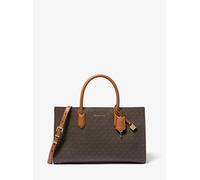 Michael Kors Scarlett Medium East/West Satchel, Braun/Eichel, Braun/Eichel