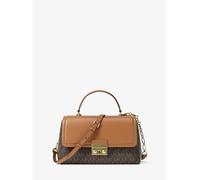 MK Henkeltasche Tribeca Extra-Small mit Signature-Logomuster - Braun - Michael Kors