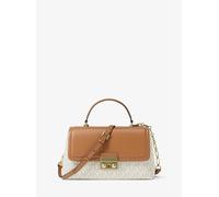 MK Henkeltasche Tribeca Extra-Small mit Signature-Logomuster - Natur - Michael Kors