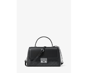 MK Henkeltasche Tribeca Extra-Small mit Signature-Logomuster - Schwarz - Michael Kors