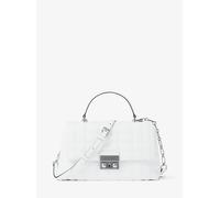MK Henkeltasche Tribeca Medium Aus Abgestepptem Leder - Weiss - Michael Kors