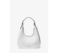 MK Hobo Bag Nolita Small Aus Gekrispeltem Leder - Weiss - Michael Kors