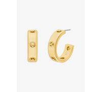 MK Huggie-Ohrringe mit Logo - Goldton - Michael Kors