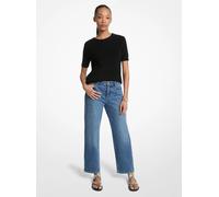 MK Jeans aus Stretch-Denim mit geradem Bein - Blau - Michael Kors