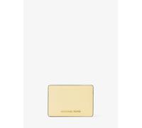 MK Kartenetui aus gekrispeltem Leder - Gelb - Michael Kors