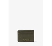 MK Kartenetui aus gekrispeltem Leder - Grün - Michael Kors