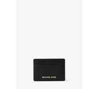 MK Kartenetui aus gekrispeltem Leder - Schwarz - Michael Kors