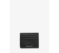 MK Kartenetui Hudson Aus Gekrispeltem Leder - Schwarz - Michael Kors